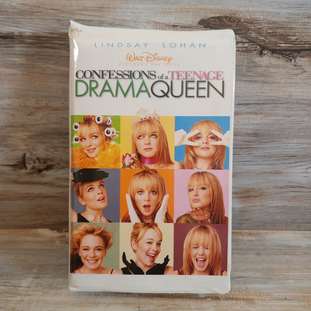 Confessions of a Teenage Drama Queen VHS Lindsay Lohan Disney Movie 36093 NTSC